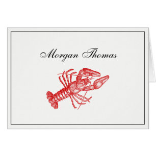 Vintage Rote Hummer #1 Zeichnend