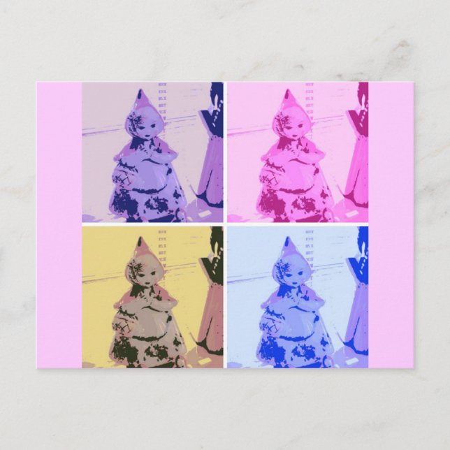 Vintage Rote Reithood Postkarte (Vorderseite)