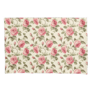 Vintage Rote Rose Kissenbezug