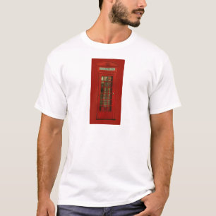 Vintage rote Telefonzelle T-Shirt