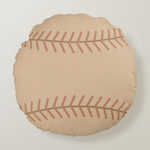 Vintage rotes Baseball-Kissen-Geschenk Rundes Kissen