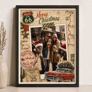 Vintage Route 66 individuelles Bilderalbum für die Fotodruck