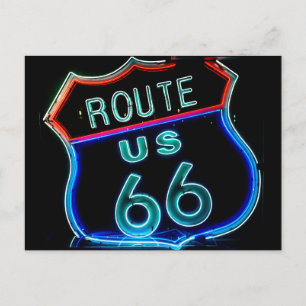 Vintage Route 66 Postkarte