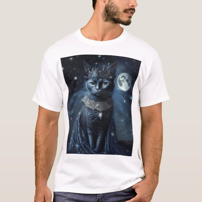 Vintage Royal Cats T-Shirt (Vorderseite)