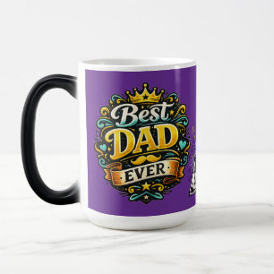Vintage Royal Dad Dankbarkeits-Farbmorph-Tasse Verwandlungstasse