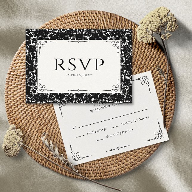 Vintage RSVP-Karte RSVP Karte (Von Creator hochgeladen)