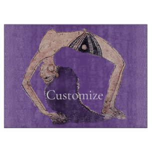 Vintage Rückbiegung Yoga Pose Thunder_Cove Schneidebrett