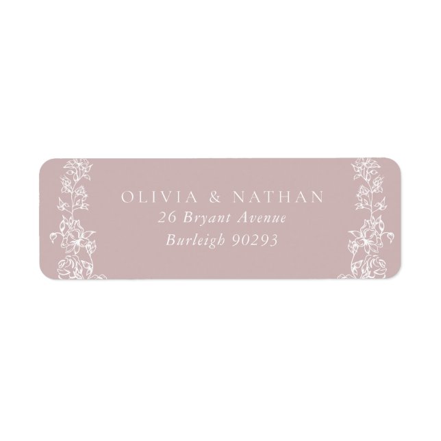 Vintage Rücksendeadresse (Vorne)