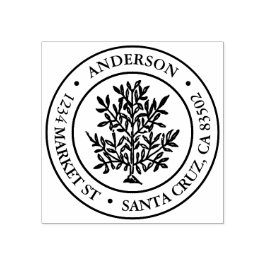 Vintage Rücksendeadresse Gummistempel