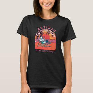 Vintage Ruhestandsregelung für Tankstellen T-Shirt