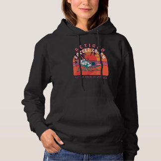 Vintage Ruhestandszeit für Fußball-Coach Hoodie