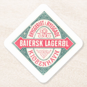 Vintage-Russischer-Bierdeckel Untersetzer