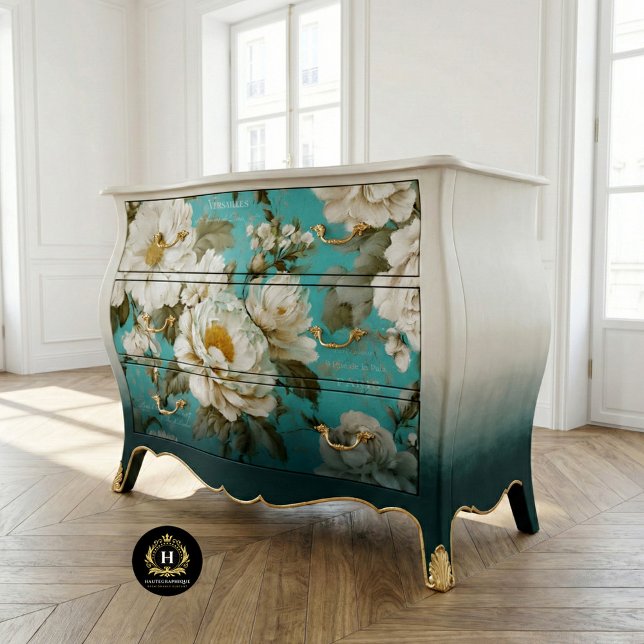 Vintage rustikale Blumendekoupage Seidenpapier (Von Creator hochgeladen)