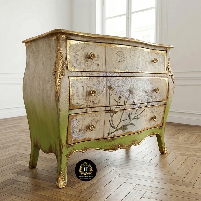 Vintage rustikale Crysanthemas Textur Dekoupage Seidenpapier (Von Creator hochgeladen)