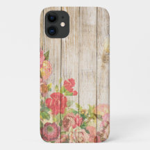 Vintage rustikale romantische Rose Holz