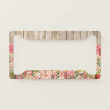 Vintage rustikale romantische Rose Holzputz