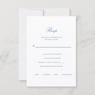 vintage rustikale Schwäne Romantische Hochzeitsant RSVP Karte