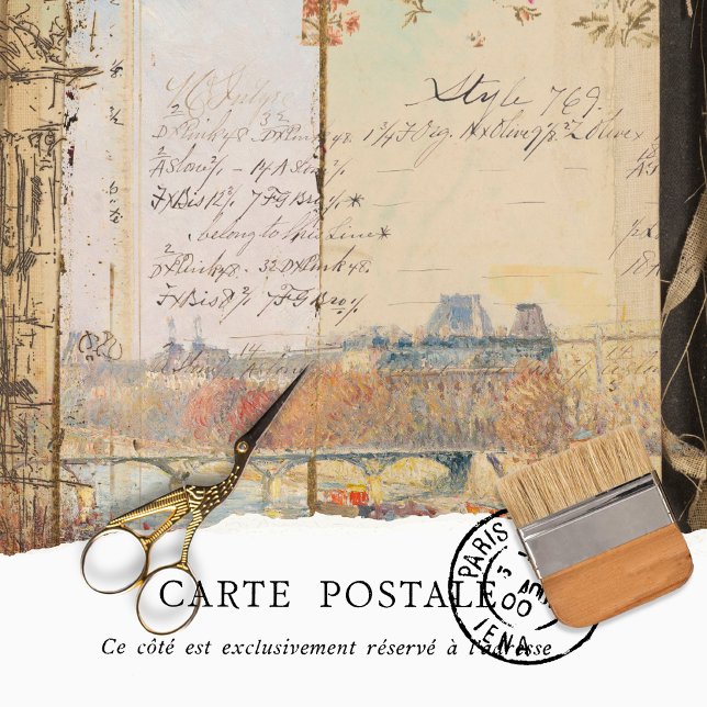 Vintage rustikale Textur Ephemera Decoupage Seidenpapier (Von Creator hochgeladen)