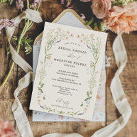 Vintage Rustikale Wildblumen-Hochzeits-Brautparty