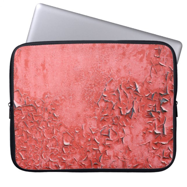 Vintage, rutschige Eisenwand Textur Laptopschutzhülle (Vorderseite)