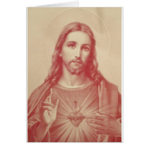 Vintage Sacred Heart de Jésus