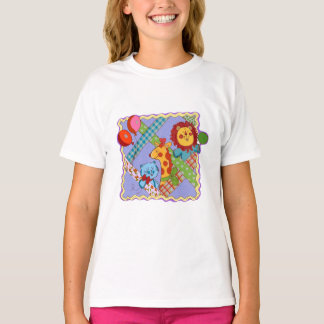 Vintage Safari Animals Baby Bib T-Shirt