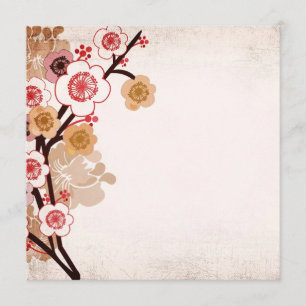 Vintage Sakura Einladung