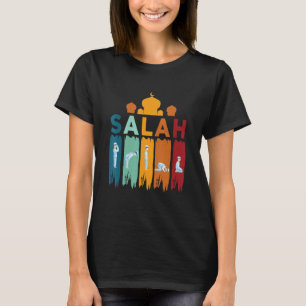 Vintage salah islamische Religion Moschee Allah Mu T-Shirt