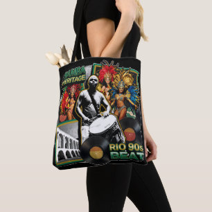 Vintage Samba Kultur Erbe Rio de Janeiro Tasche