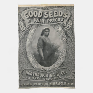 Vintage-Samenkatalog 1899 Northrup King Tea Towel Geschirrtuch