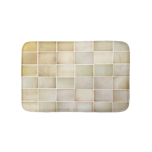 Vintage Sammlung: altes Set. Badematte (Vorderseite)