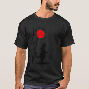 Vintage-Samurai-Katze-Ukiyo-e-Krieger-Art-Grafik-C T-Shirt