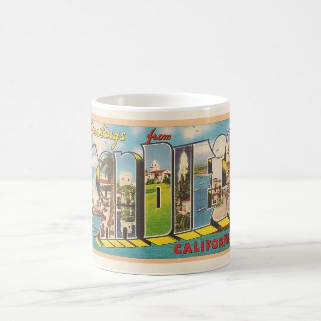 Vintage San Diego California Mug (Centre)