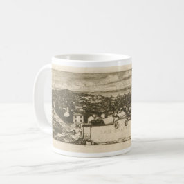 Vintage San Francisco-Illustration Kaffeetasse