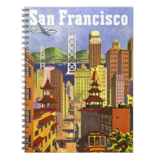 Vintage San Francisco Notizblock