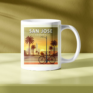 Vintage San Jose Kalifornien Kaffeetasse