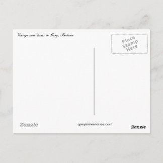 Vintage Sanddünen in Gary IN Postkarte