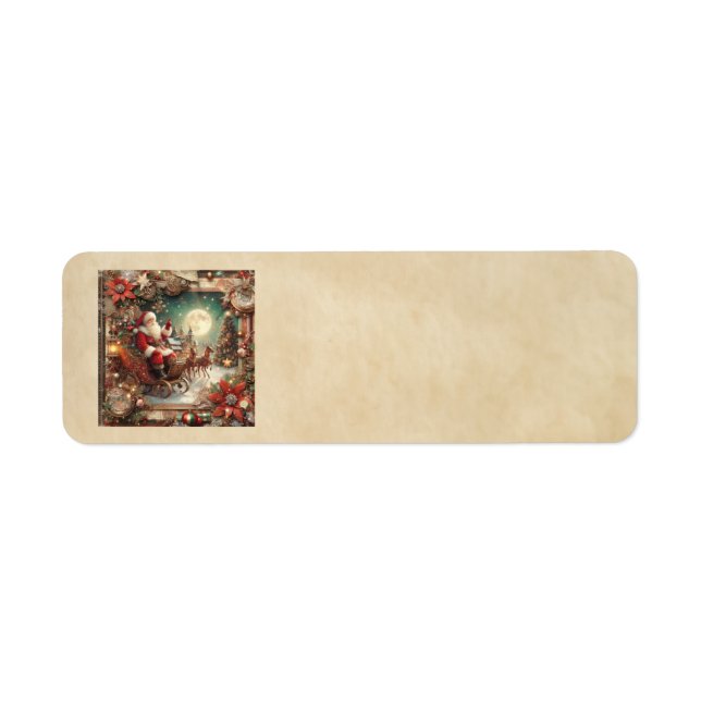 Vintage Santa Address Labels (Vorne)