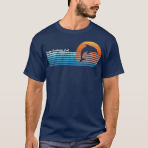 Vintage Santa Barbara CA Retro 80s Delfin T-Shirt