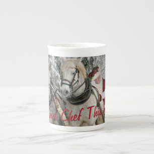 Vintage Santa Claus Christmas Prozellantasse