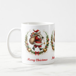 Vintage Santa Coffee Tasse