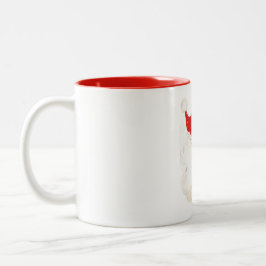 Vintage Santa Face Tasse