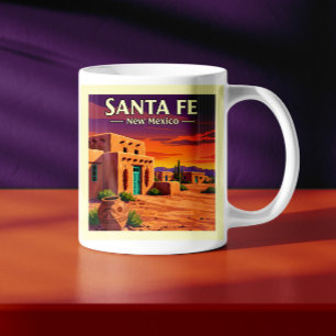 Vintage Santa Fe New Mexico Kaffeetasse
