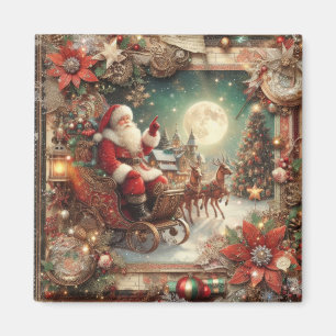 Vintage-Santa-Magnet Magnet