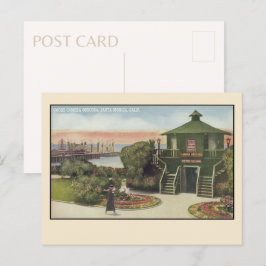 Vintage Santa Monica Kamera Obscura Postkarte