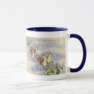 Vintage_Santa_Sleigh_mug Tasse