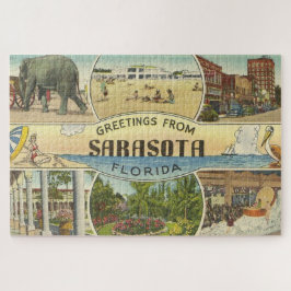 Vintage Sarasota Postkarte