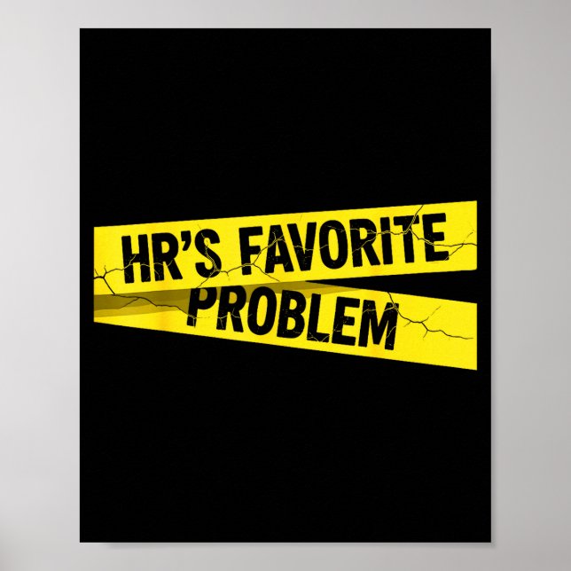 Vintage Sarcastic Retro Hr Violation Christmas Off Poster (Vorne)