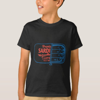 Vintage-Sardinen Fisch Sardine Grafik Für Männer F T-Shirt