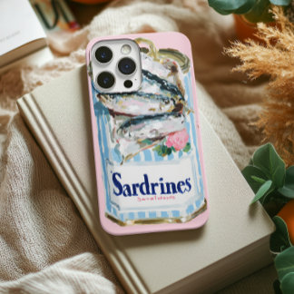 Vintage Sardines Tin Oil Painting Seafood Art Phon iPhone 15 Pro Hülle
